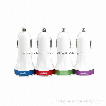 Brand new car charger with gorgeous streamline, colorful body and clever design, fast charging